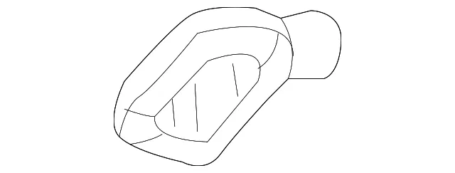 Interior Rear View Mirror Cover - Nissan (96329-CA100)
