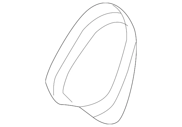Interior Rear View Mirror Cover - Nissan (96329-JA00A)