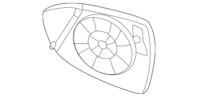 Mirror Glass - Nissan (96365-6LB0A)