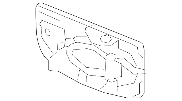 Mirror Glass - Passenger Side (RH) - Nissan (96365-EZ50A)