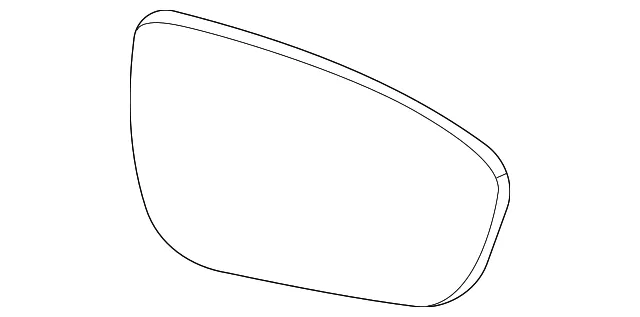Mirror Glass - Nissan (96366-6TA1E)