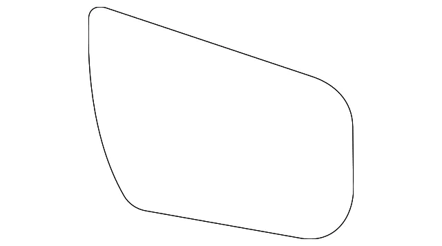 Mirror Glass - Nissan (96366-9BU1A)
