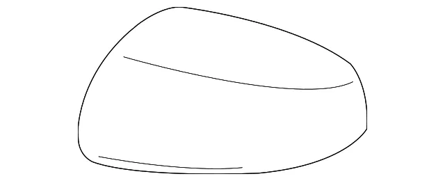 Mirror Cover - Passenger Side (RH) - Nissan (96373-1EA0H)