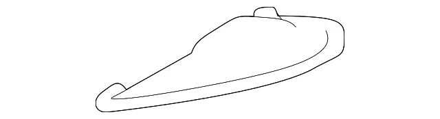 Mirror Cover - Passenger Side (RH) - Nissan (96373-3LM0B)