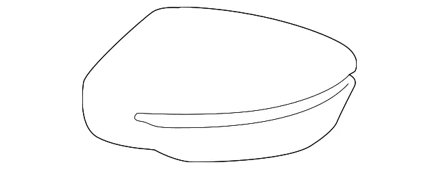 Mirror Cover - Passenger Side (RH) - Nissan (96373-5TA9A)