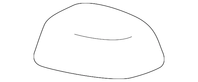 Mirror Cover - Passenger Side (RH) - Nissan (96373-9KK1H)