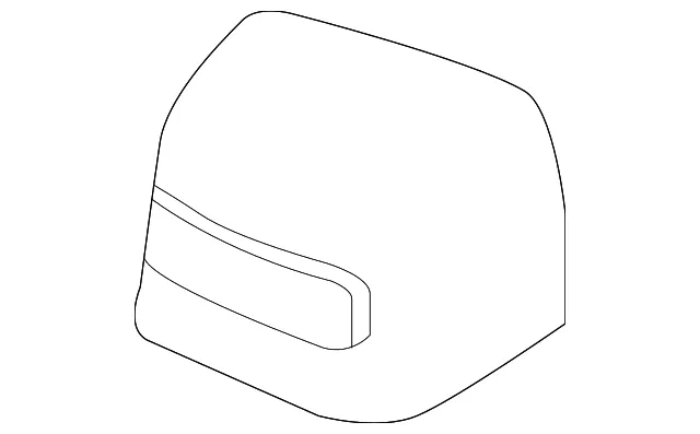 Mirror Cover - Passenger Side (RH) - Nissan (96373-EZ92A)