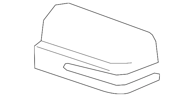 Mirror Cover - Passenger Side (RH) - Nissan (96373-EZ93A)