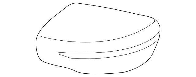Mirror Cover - Driver's Side (LH) - Nissan (96374-3YM0H)