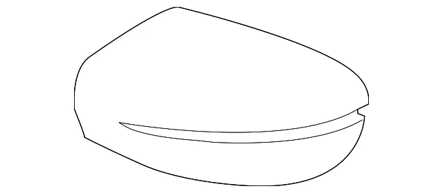 Mirror Cover - Driver's Side (LH) - Nissan (96374-4CA0A)