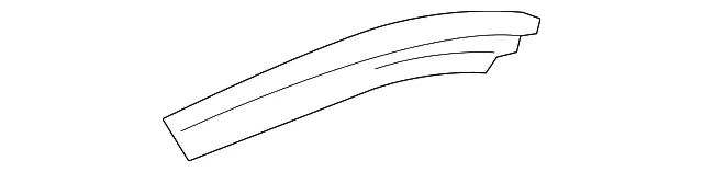 Weatherstrip - Passenger Side (RH) - Nissan (97172-1ET0A)