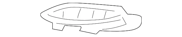 Defroster Grille - Driver's Side (LH) - Kia (97383-2T000)