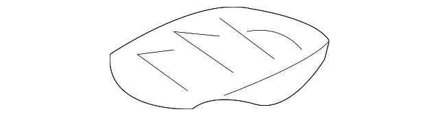Defroster Grille - Driver's Side (LH) - Kia (97383-3F000LK)