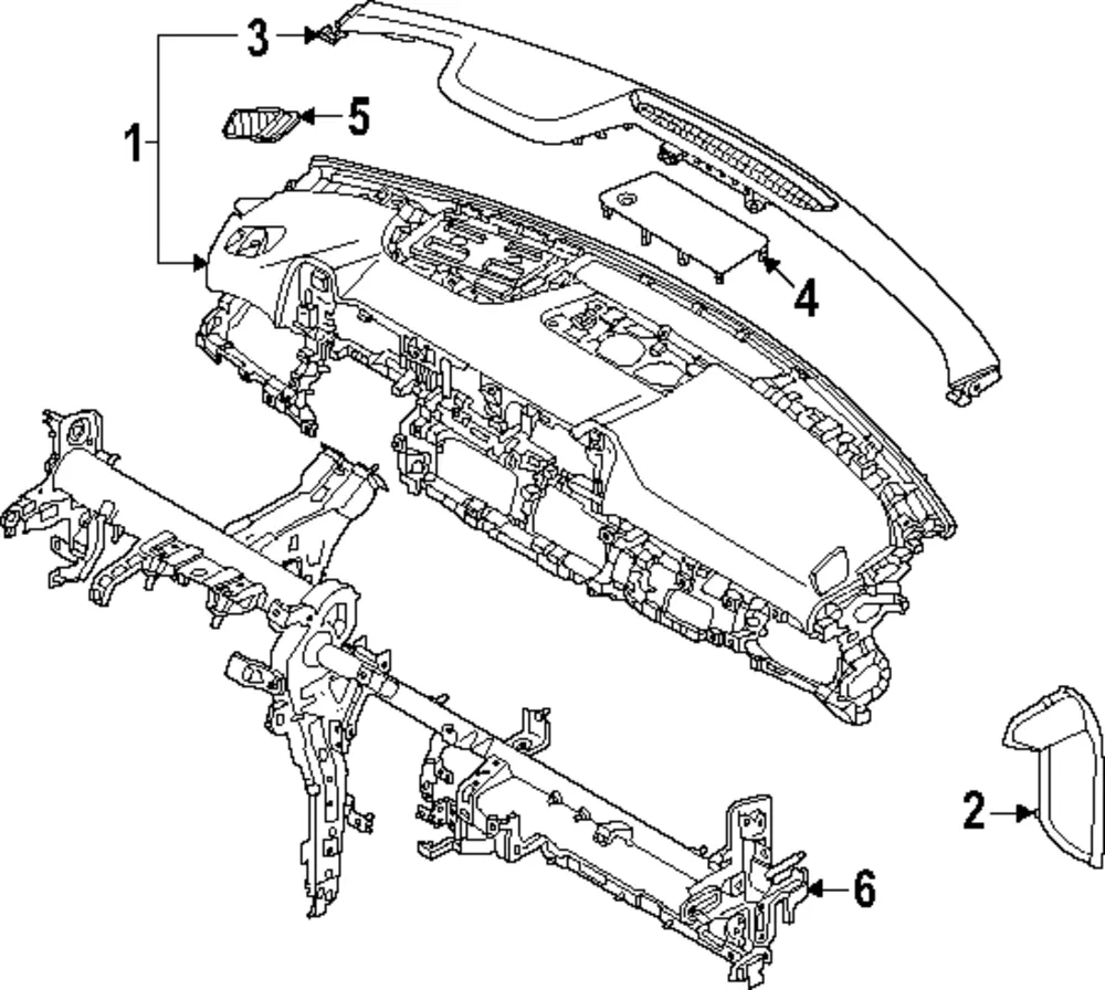 Defroster Grille - Kia (97383-GG000RBQ)