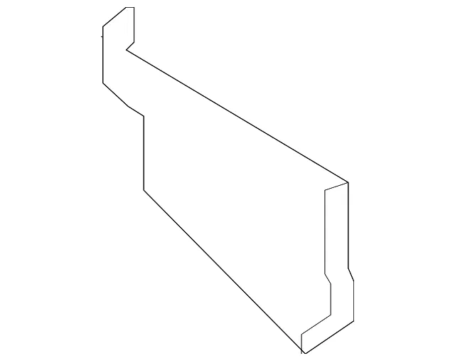 Bumper Cover Guard - Driver's Side (LH) - Kia (97550-3E500)