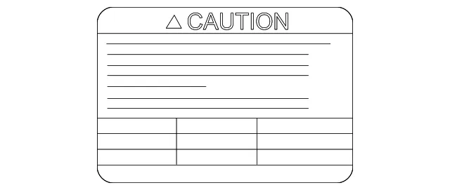 AC Label - Kia (97699-1D100)