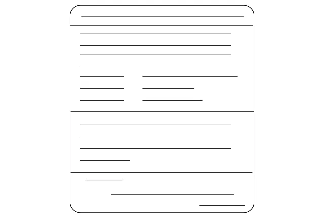 AC Label - Kia (97699-1M001)