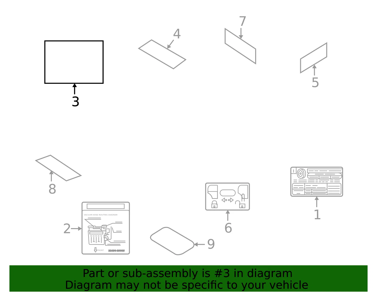 Info Label - Kia (97699-3F000)