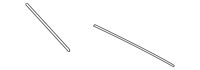 Windshield Wiper Blade Refill - Passenger Side (RH) - Kia (98361-3R100)