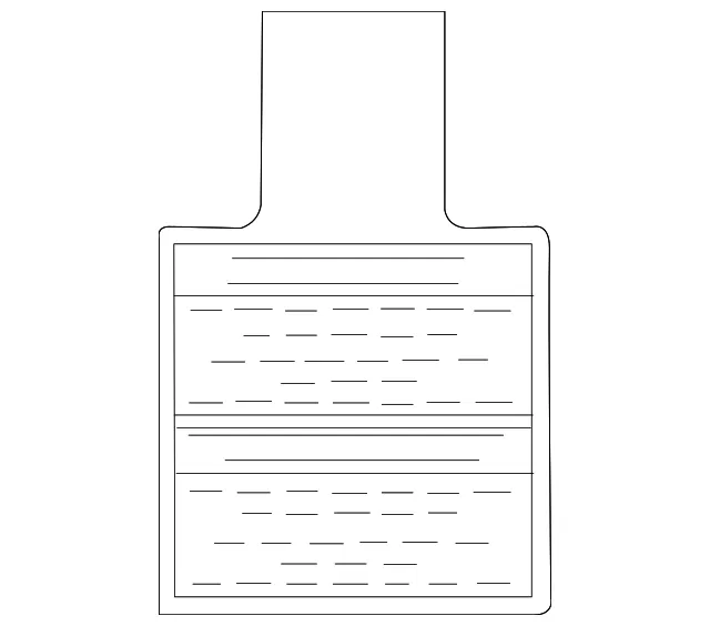 Air Bag Information Label - Nissan (98590-79920)