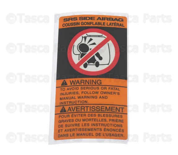Air Bag Information Label - Nissan (985N8-0Z800)