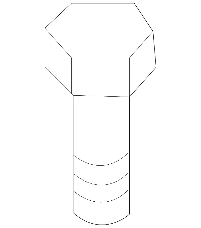 Spoiler Assembly Retainer Screw - Volvo (986022)