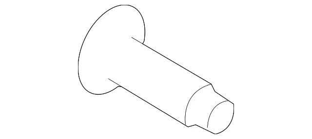 Door Lock Striker Plate Screw - Volvo (988688)