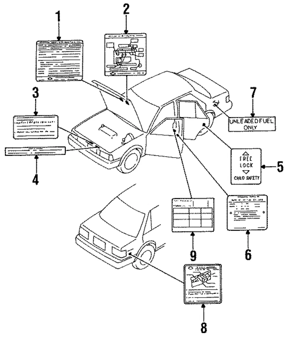 Label - Nissan (99079-D4502)