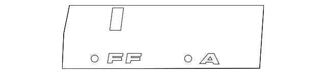 Decal - Passenger Side (RH) - Nissan (99098-EA80A)