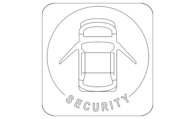 Anti-Theft Label - Nissan (990A0-C9920)