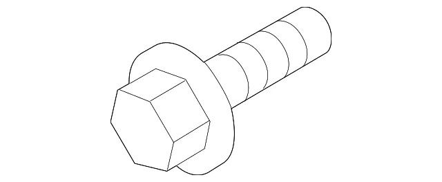 Door Window Division Bar Bolt - Mazda (994520608)