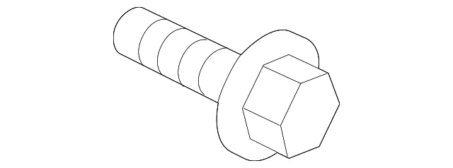 Folding Seat Latch Bolt - Mazda (994540825)