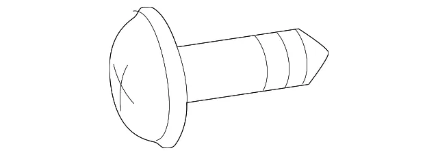 Quarter Panel Trim Panel Screw - Mazda (994630620b)