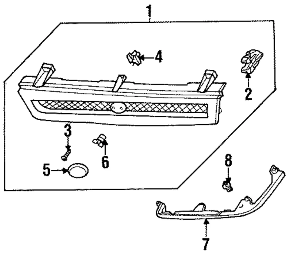 Grille Assembly Screw - Mazda (997690416b)