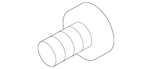 Door Window Belt Weatherstrip Screw - Mazda (9986-40-412)