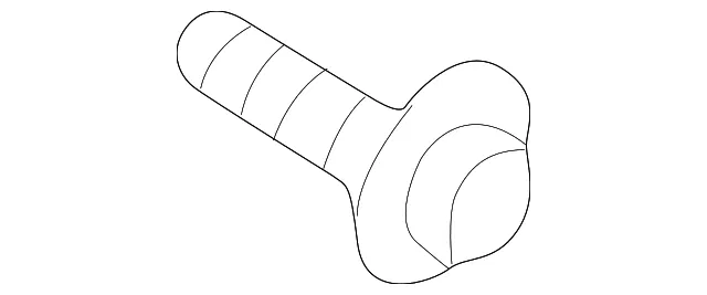 Door Trim Panel Screw - Mazda (998650420b)