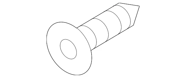 Door Trim Panel Screw - Mazda (998650620)