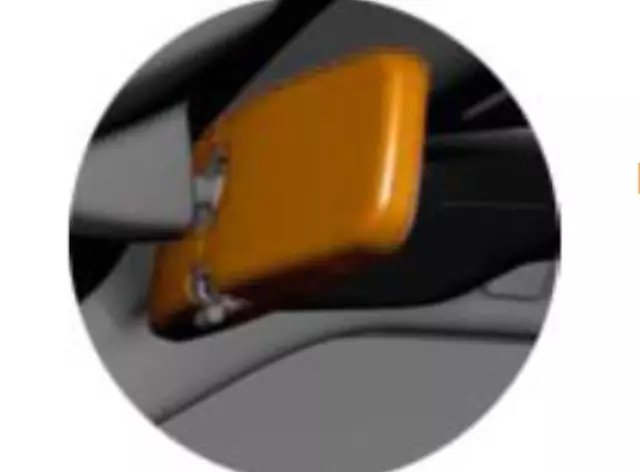 Rear View Mirror Cover - Orange - Nissan (999G3-44204)