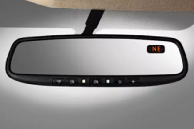Auto-Dimming Rear-View Mirror With Compass And - Nissan (999L1-WS100)