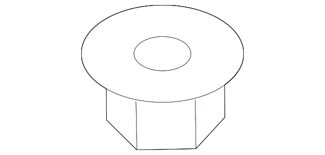 Hinge Nut - Mazda (9wabe0803)