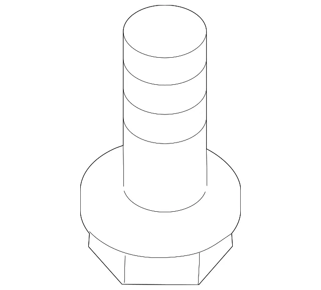 Bumper Cover Bolt - Mazda (9ya010507)
