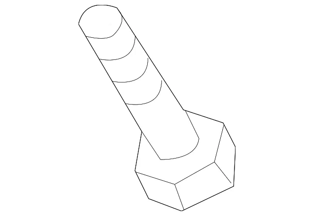 Spoiler Assembly Bolt - Mazda (9ya010606)