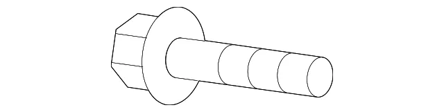 Spoiler Assembly Bolt - Mazda (9ya020502)