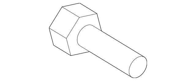 Fuel Filler Door Bolt - Mazda (9ya420502)
