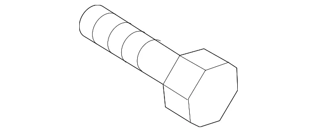 Window Motor Bolt - Mazda (9ya770603)