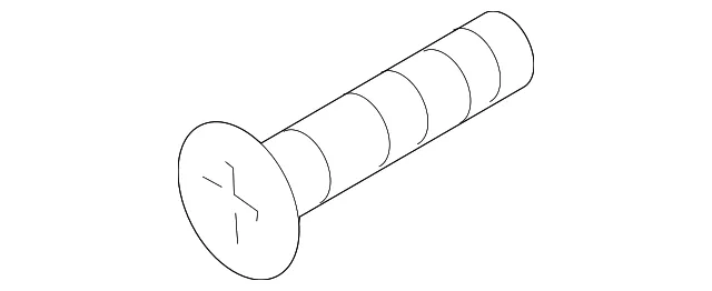Door Lock Striker Plate Screw - Mazda (9yaf00802)