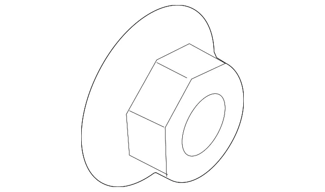 Bumper Impact Bar Nut - Mazda (9yb040807)
