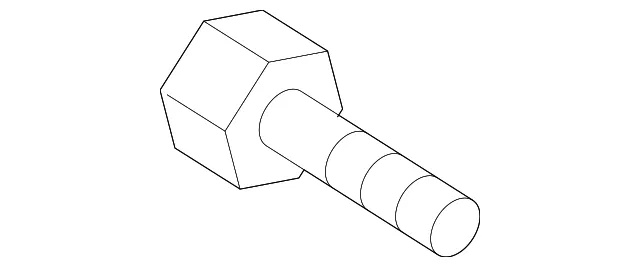 Fender Rear Bolt - Mazda (9yr010506)