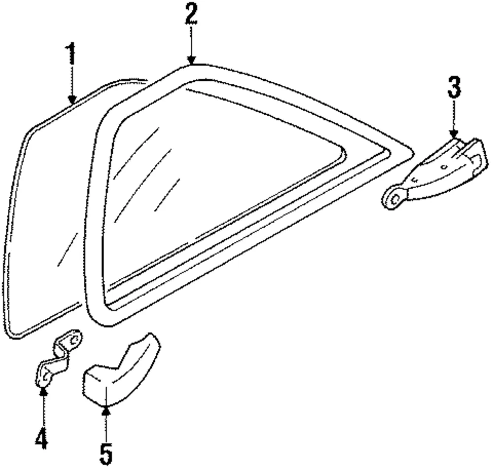 Latch - Driver's Side (LH) - Mazda (B111-73-310A)