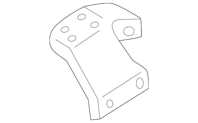 Bumper Bracket - Passenger Side (RH) - Mazda (B25D-52-124A)